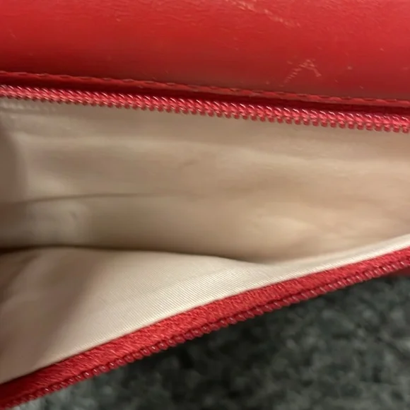 Radley London wallet maroon red Scottie dog puppy trifold English - Picture 3 of 9